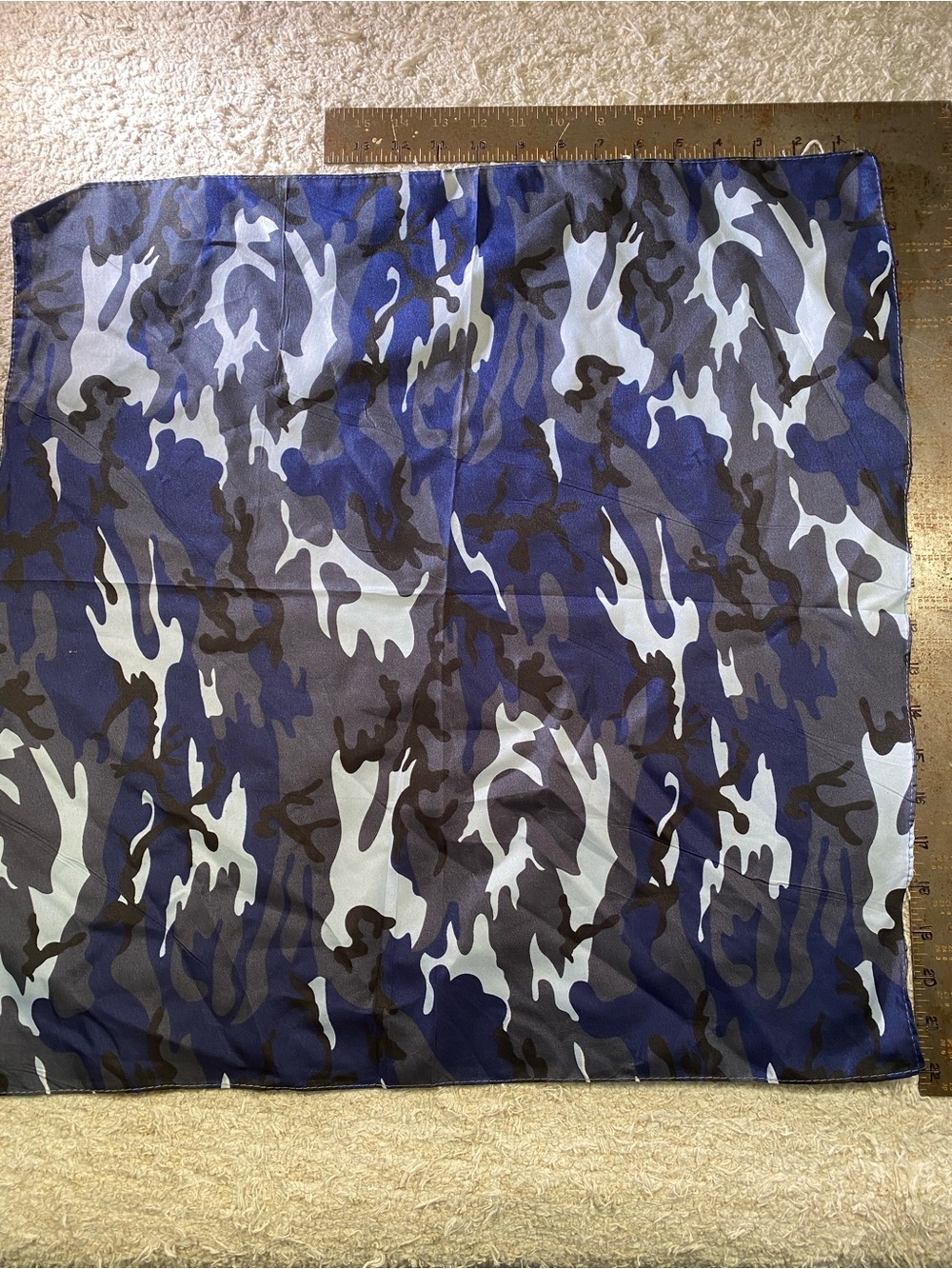 Blue Camo Bandannas